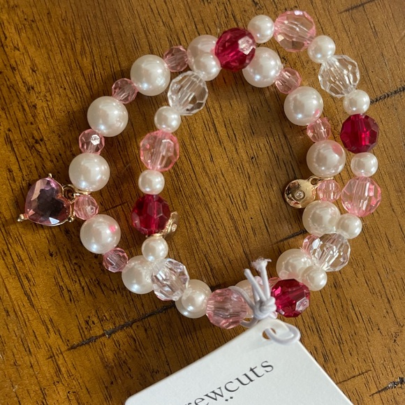 New girls JCrew heart stretch bracelets. - Picture 2 of 2